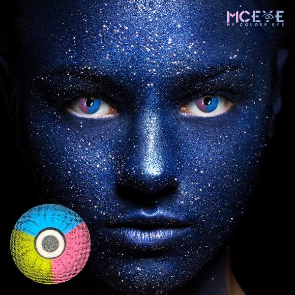 MCeye Clown 3 Tone Colored Contact Lenses