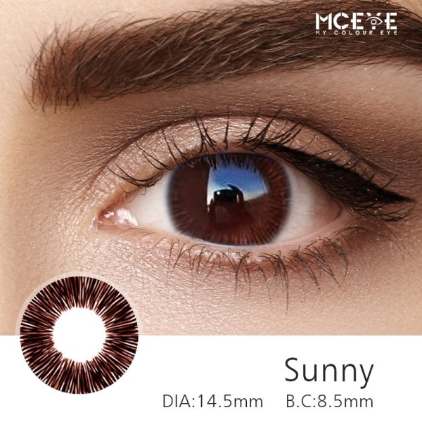 MCeye Sunny Dark Brown Colored Contact Lenses