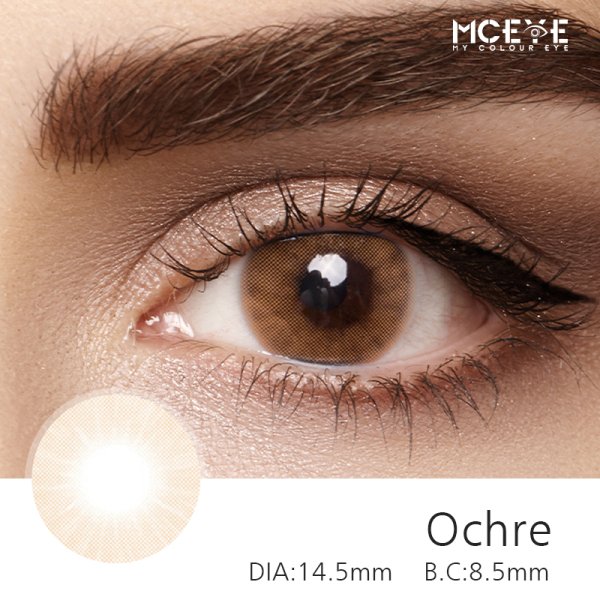 MCeye Ochre Yellow Colored Contact Lenses