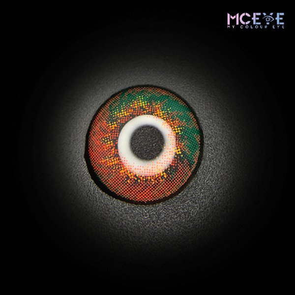 MCeye Fire Green Colored Contact Lenses