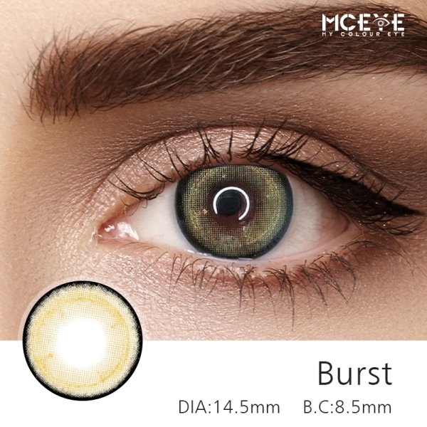 MCeye Burst Brown Colored Contact Lenses