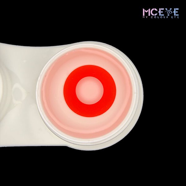 MCeye Double Ring Red Colored Contact Lenses