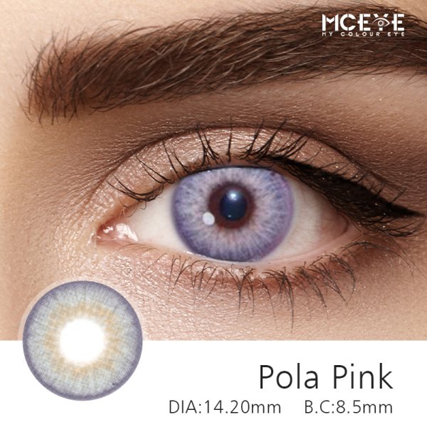 MCeye Pola Pink Colored Contact Lenses