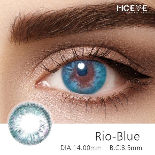 MCeye Rio Blue Colored Contact Lenses