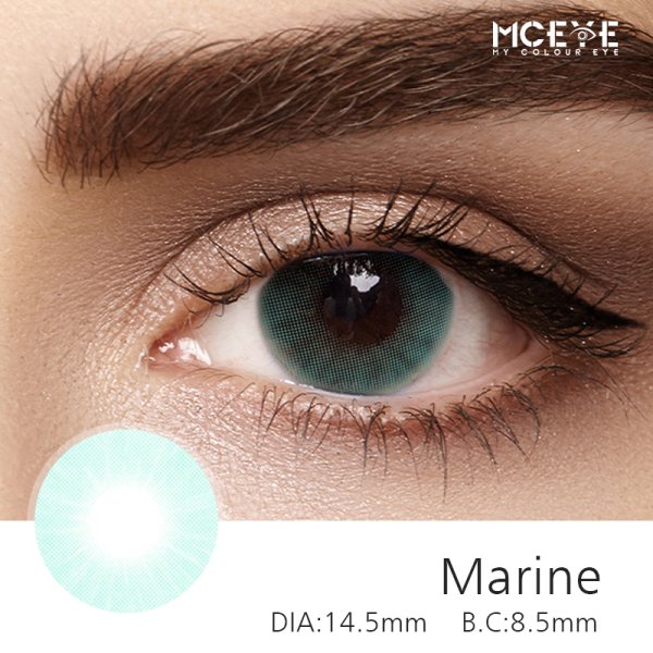 MCeye Marine Blue Colored Contact Lenses