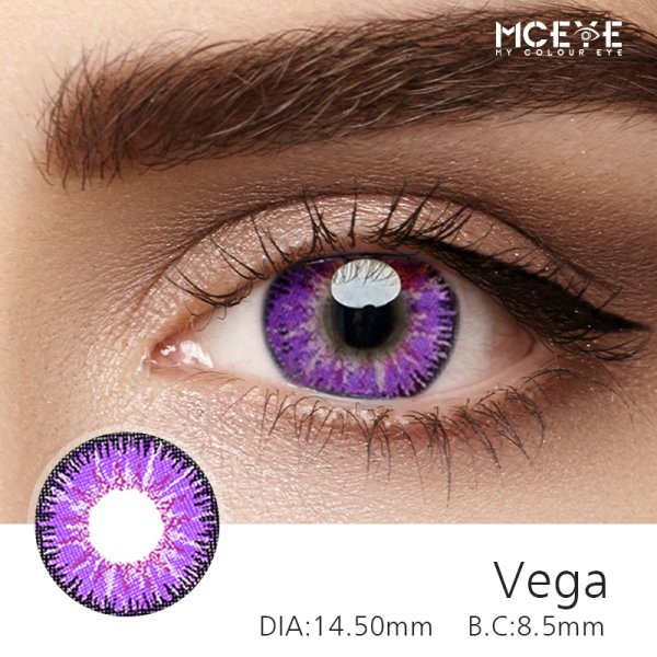MCeye Vega Purple Colored Contact Lenses