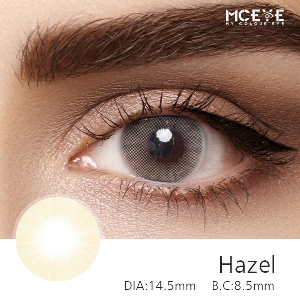 MCeye Hazel Yellow Colored Contact Lenses