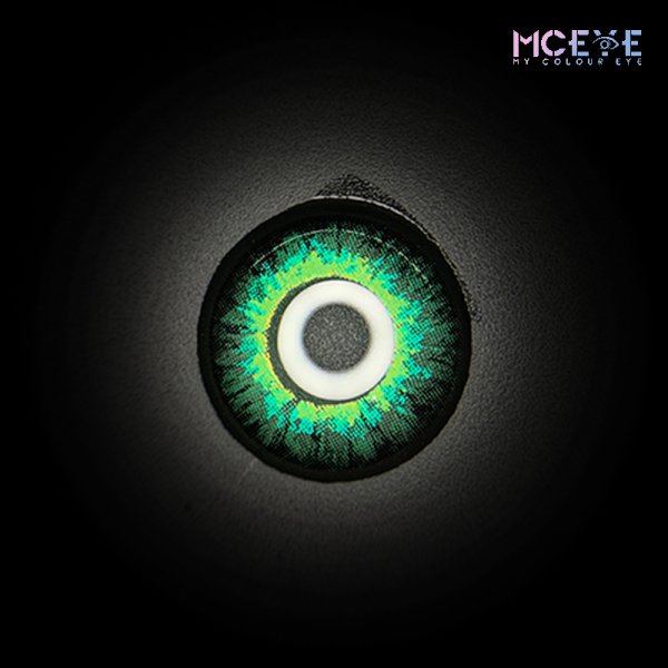 MCeye Milk Powder Green Colored Contact Lenses