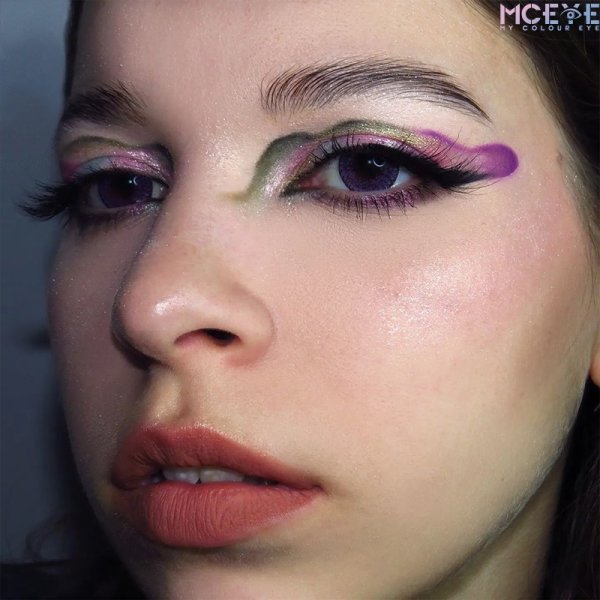 MCeye Water Purple Colored Contact Lenses