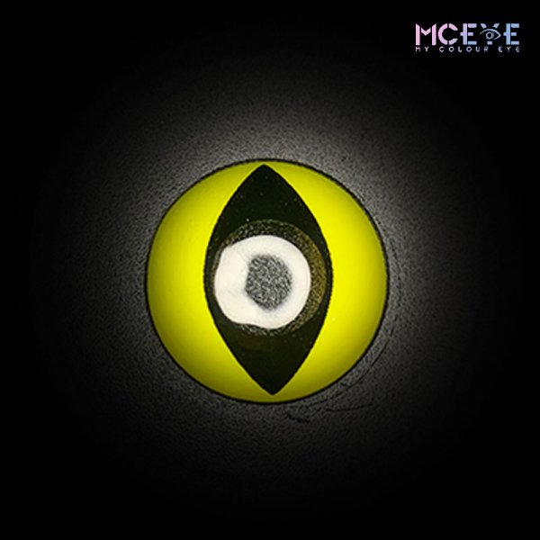MCeye Cat Eye Yellow Colored Contact Lenses