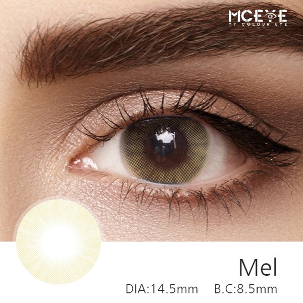MCeye Mel Yellow Colored Contact Lenses