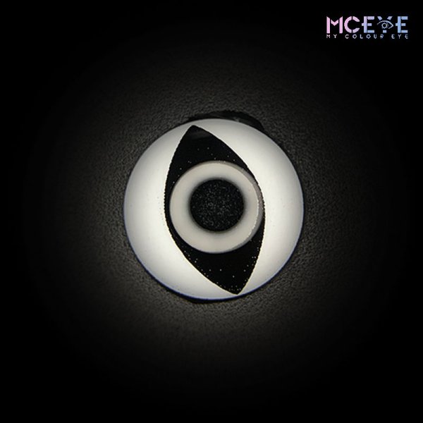 MCeye Cat Eye White Colored Contact Lenses