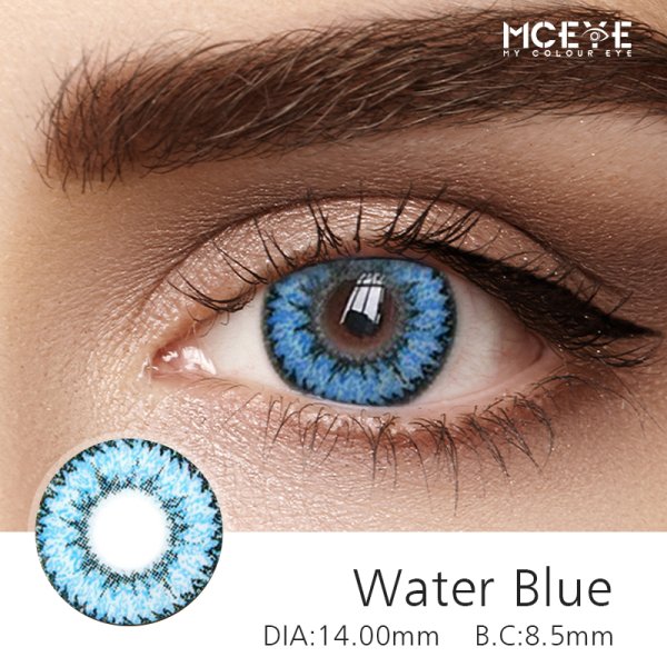MCeye Water Blue Colored Contact Lenses