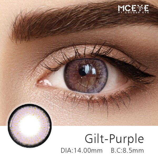 MCeye Gilt Purple Colored Contact Lenses