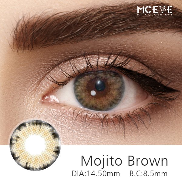 MCeye Mojito Brown Colored Contact Lenses